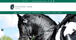 Desktop Screenshot of phaetonparkstables.co.za
