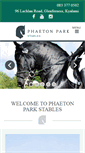 Mobile Screenshot of phaetonparkstables.co.za